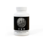 Supplement bottle labeled 'PJ Approved' on a white background