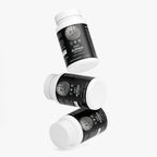 Three bottles of a supplement labeled 'Fat Burner' on a white background