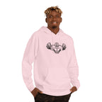Unisex Hooded Sweatshirt - Gym Strength Design for Fitness Enthusiasts