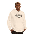 Unisex Hooded Sweatshirt - Gym Strength Design for Fitness Enthusiasts